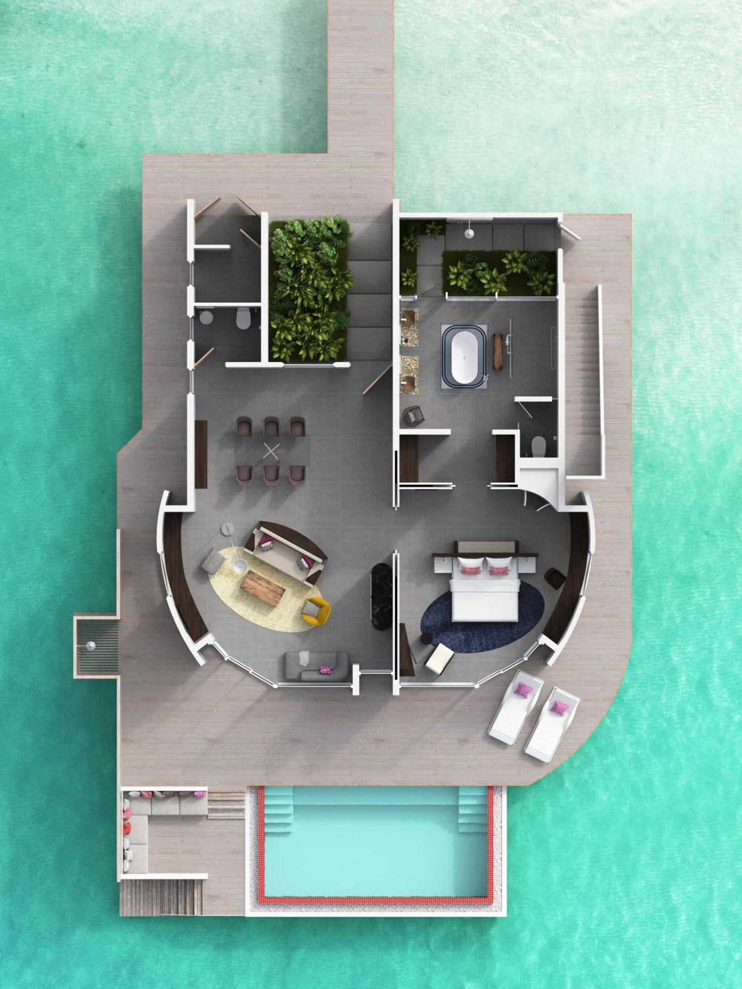 Jumeirah Olhahali Island Maldives Gaafaru Habitación foto